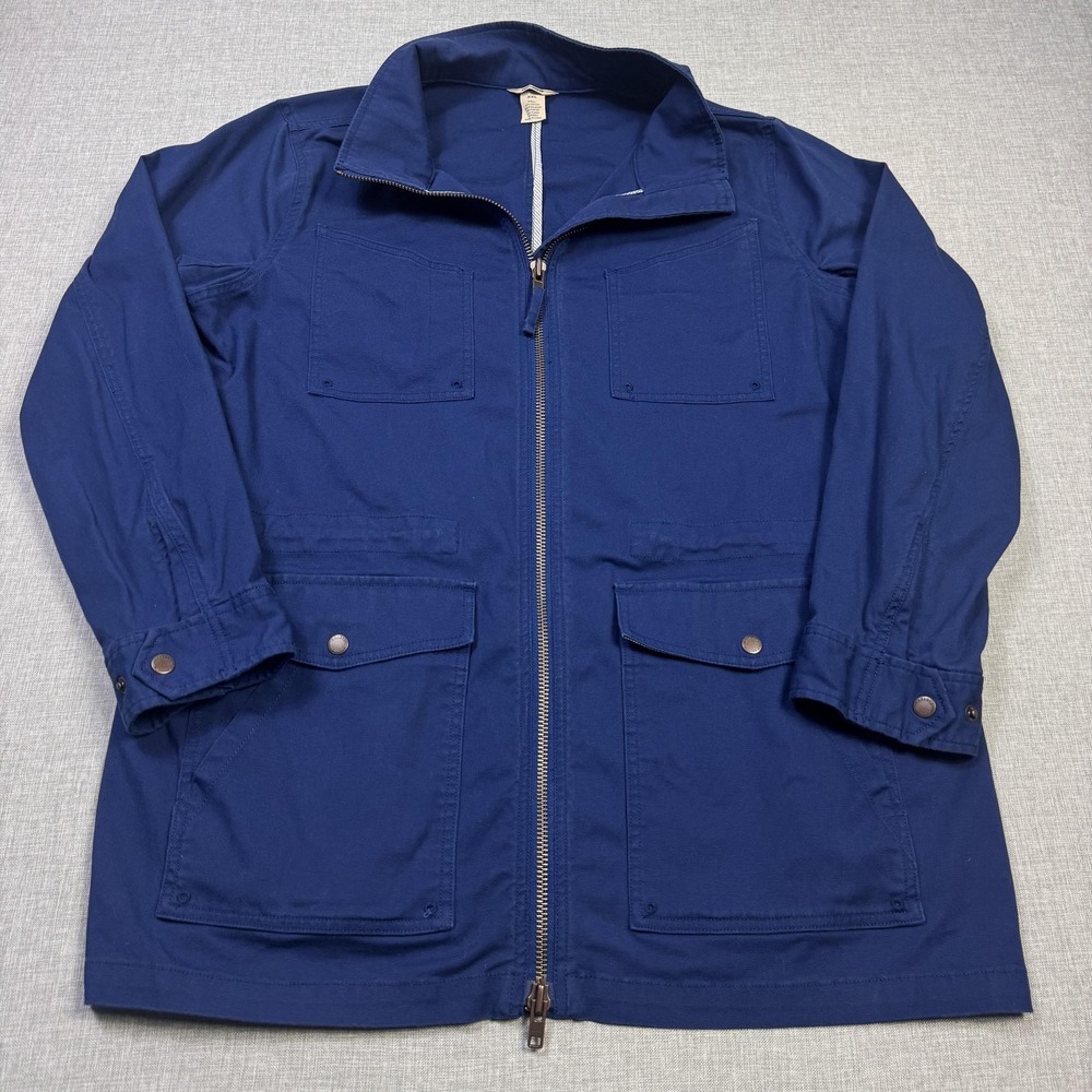 Duluth Trading Co DuluthFlex Fire Hose COOLMAX Jacket Womens 2XL Blue Field Coat